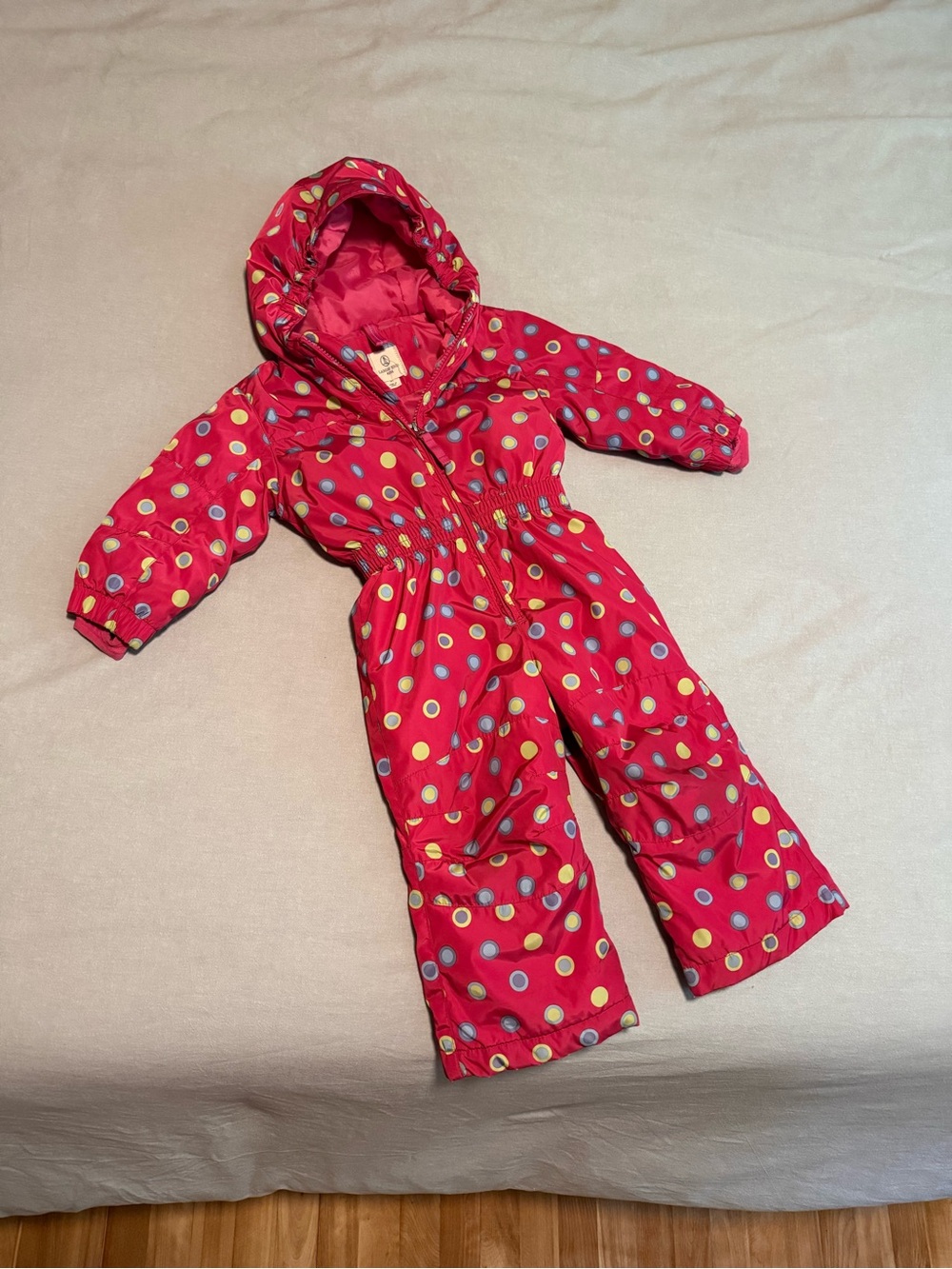 Land’s End Pink Polka Dot 2T Snowsuit